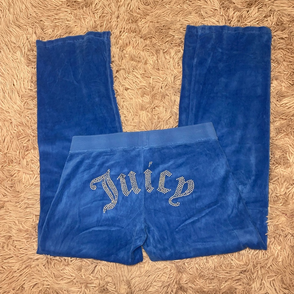 Royal Blue Juicy Couture Velour Pants